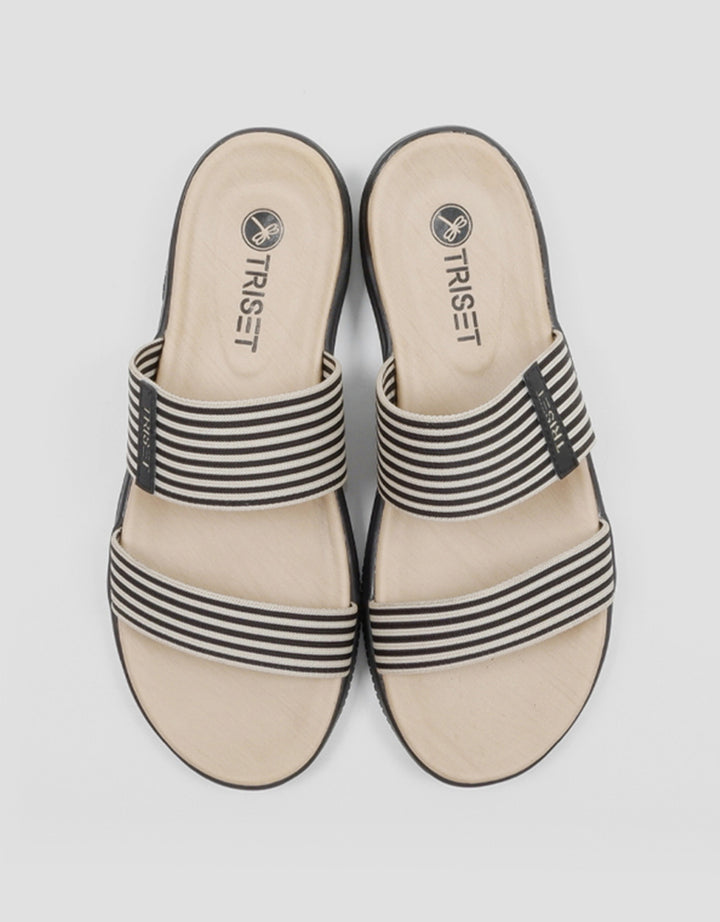 Triset Stripe Flat Sandals