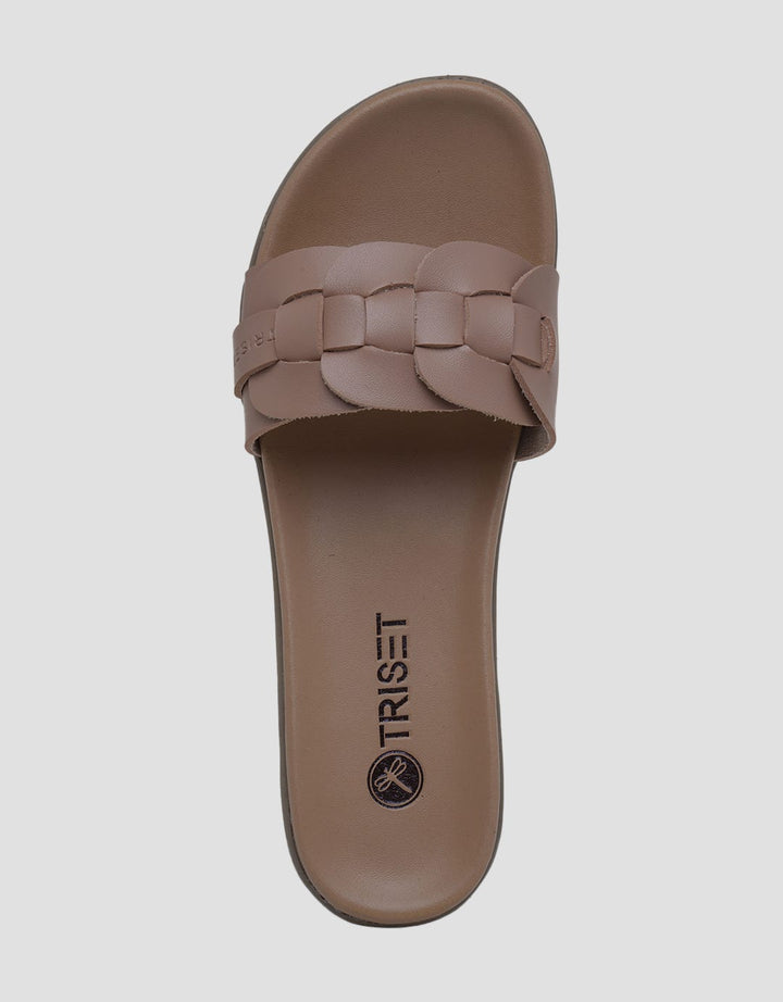 Triset Braid Strap Slipper Sandal Wanita