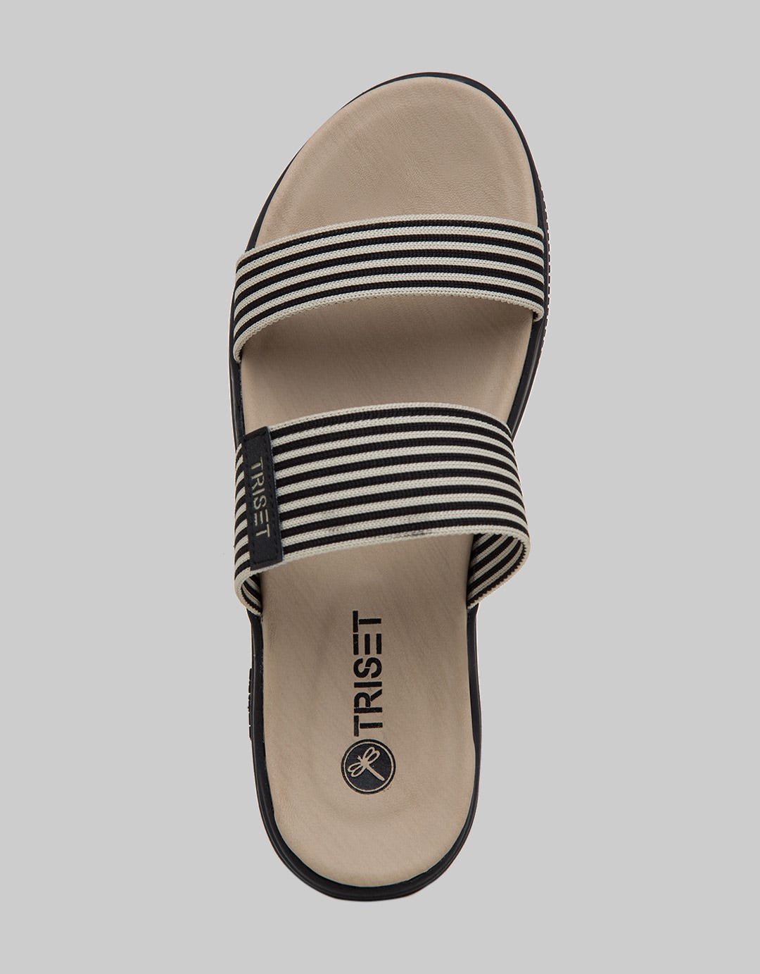 Triset Stripe Flat Sandals