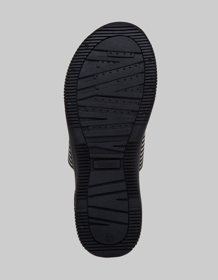 Triset Stripe Flat Sandals