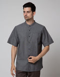 Details Solid Chambray Men's Shirt
