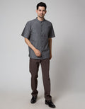 Details Solid Chambray Men's Shirt