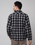 Details Long Sleeve Shirt Flannel Checks Kmi417
