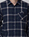 Details Long Sleeve Shirt Flannel Checks
