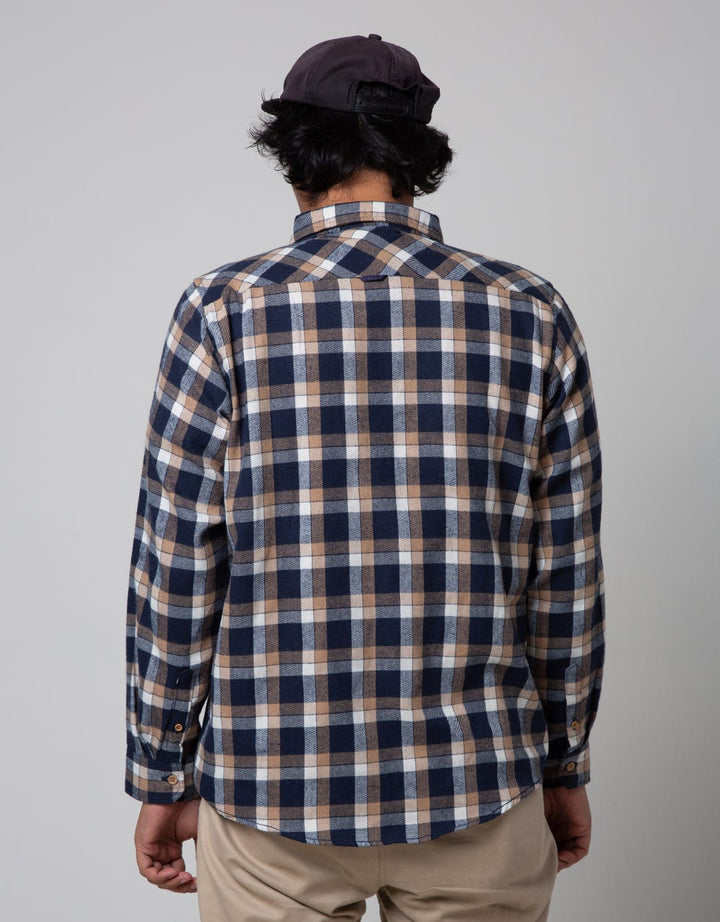Details Long Sleeve Shirt Flannel Checks Kmi419