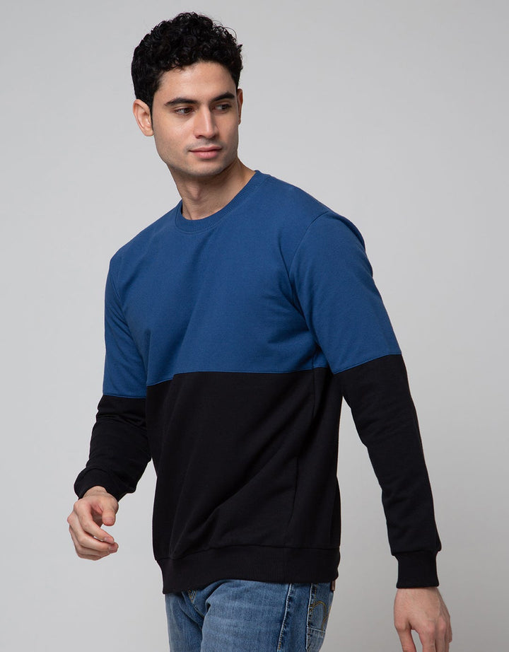 Details Sweatshirt Jumper Cut N Sewn Mix Color
