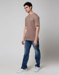 Details Short Sleeve T-Shirt Solid Manset At Pocket
