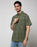 Details Tencel Print Kemeja Pria