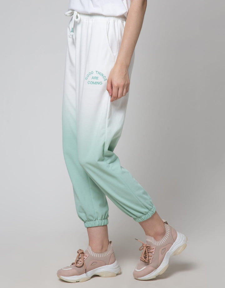 Nevada Long Pants Terry Print Gradation Good Things Are Coming
