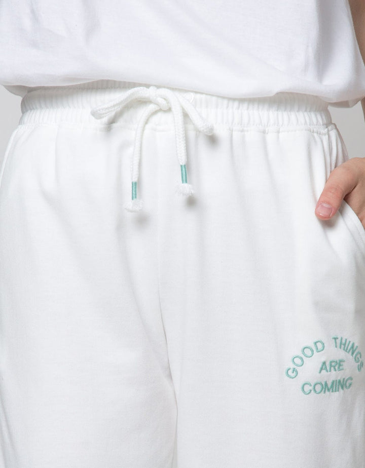 Nevada Long Pants Terry Print Gradation Good Things Are Coming