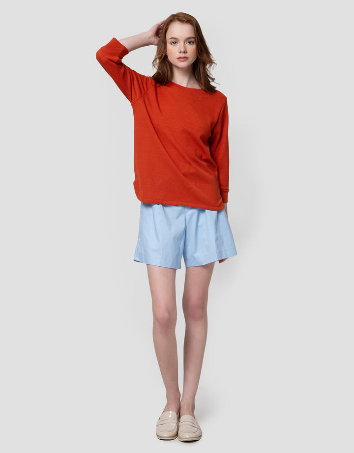 Connexion Waffle Plain Kaos Wanita