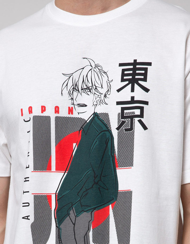 American Jeans Anime Print Kaos Pria
