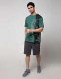 American Jeans Men's Short Sleeve T-Shirt Anime Print Tee