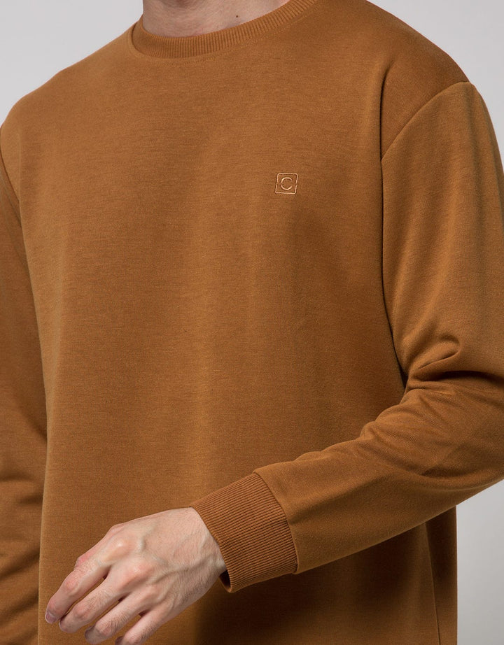Cole Sweatshirt Interlock Basic Solid