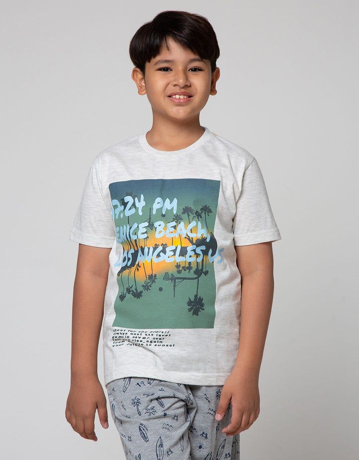 Nevada Short Sleeve T-Shirt Print Venice Beach