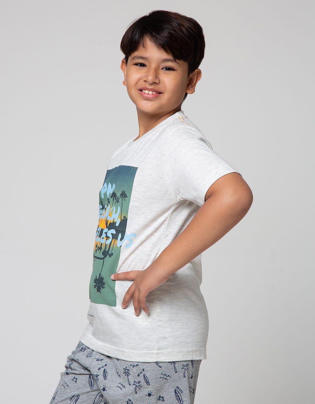 Nevada Short Sleeve T-Shirt Print Venice Beach