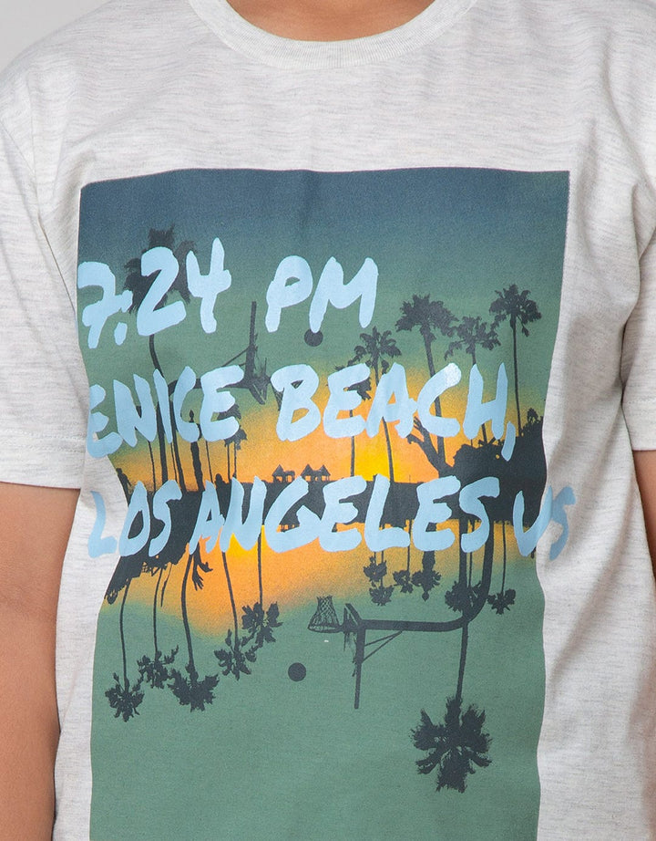 Nevada Short Sleeve T-Shirt Print Venice Beach