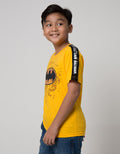 Character Short Sleeve T-Shirt Batman Logo Tengah Ribbon