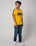 Character Short Sleeve T-Shirt Batman Logo Tengah Ribbon