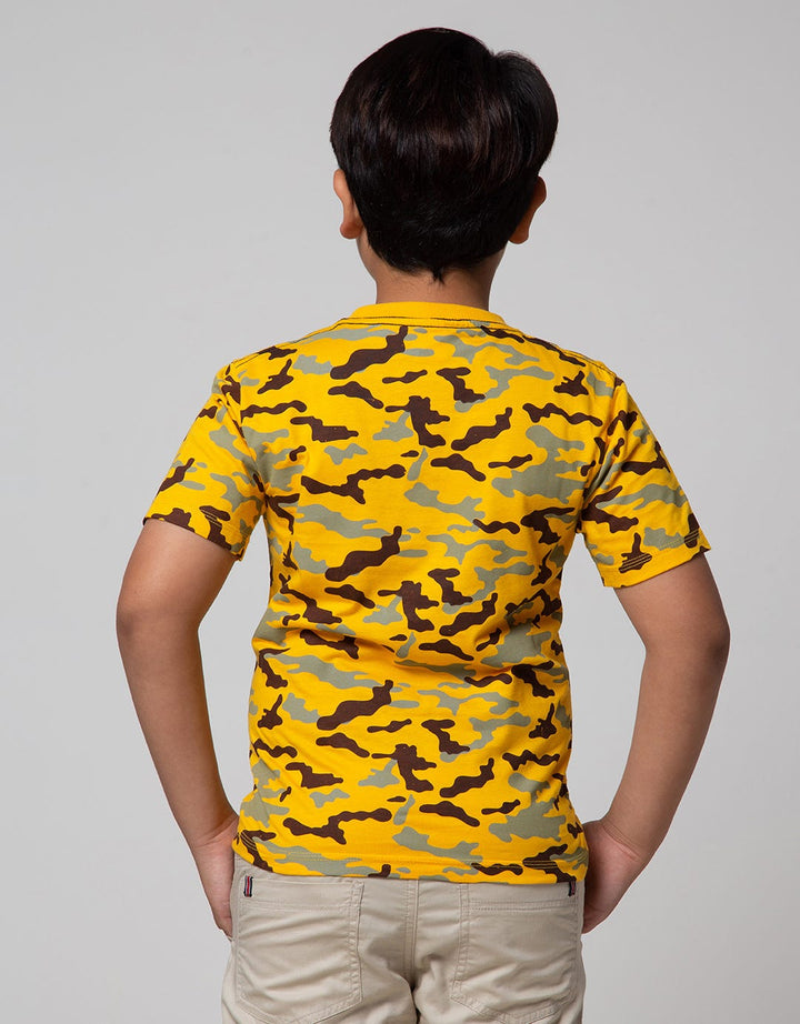 Batman Character Camouflage Boys T-Shirt