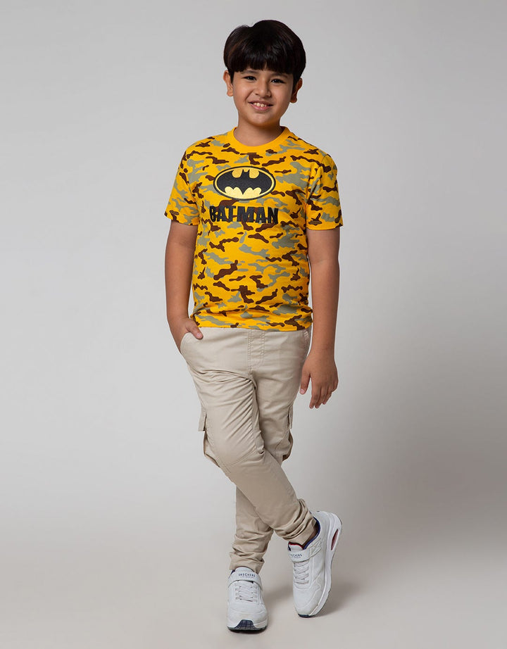 Batman Character Camouflage Boys T-Shirt