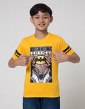 Character Short Sleeve T-Shirt Print Batman Knight Kotak