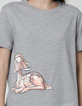 Disney Short Sleeve T-Shirt Tee Bambi Thumper Cotton Usa