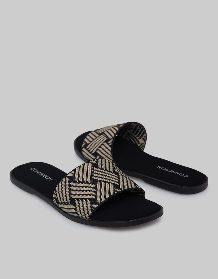 Connexion Slipper Sandals Women Braid Look