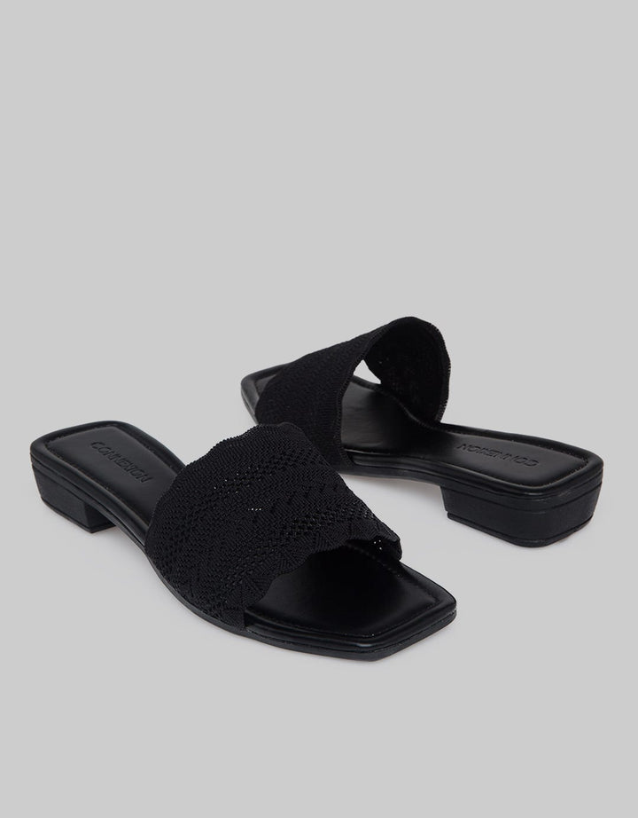 Connexion Slipper Sandals Women Wave Knit Strap