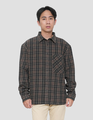 NEVADA CHECKED KEMEJA OVERSIZE PRIA