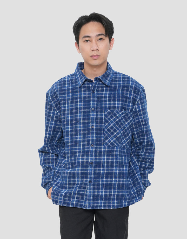 NEVADA CHECKED KEMEJA OVERSIZE PRIA