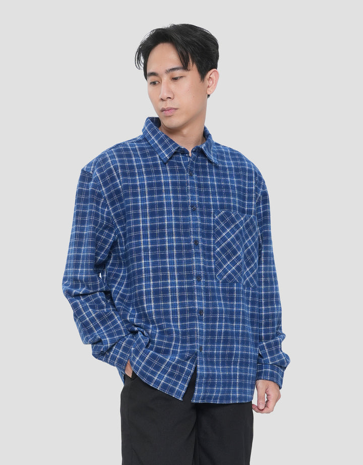 NEVADA CHECKED KEMEJA OVERSIZE PRIA