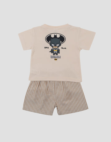 CHARACTER BATMAN DARK KNIGHT PAKAIAN SETELAN BAYI