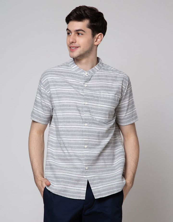 Gab's Regular Stripe Men's Short Sleeve Koko Shirt