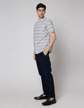 Gab's Regular Stripe Men's Short Sleeve Koko Shirt