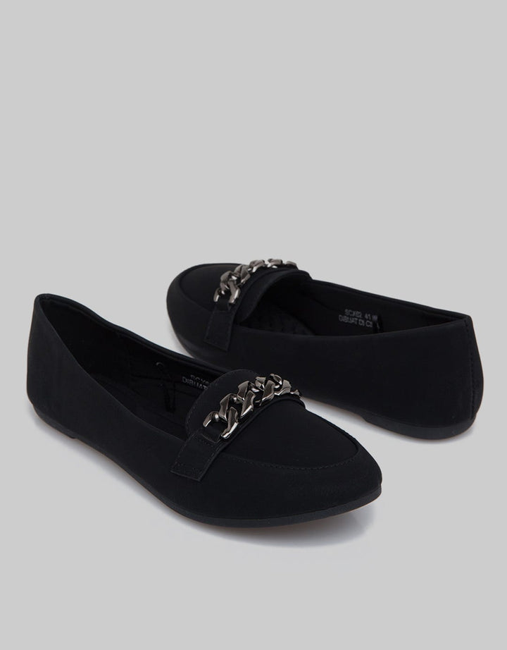 St. Yves Metal Chains Sepatu Ballerinas Wanita
