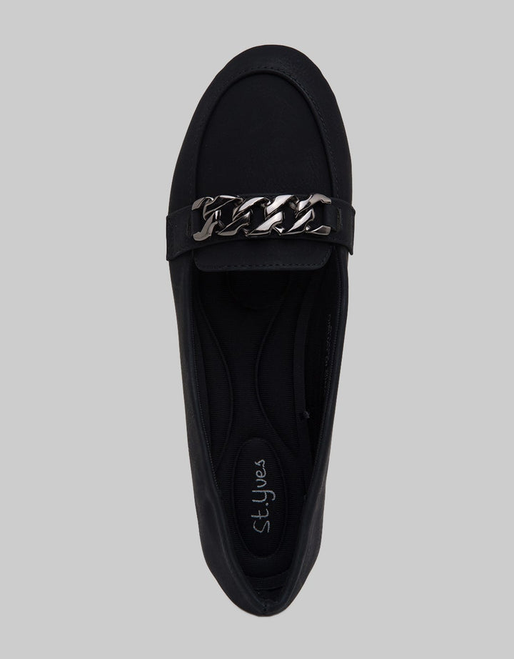 St. Yves Metal Chains Sepatu Ballerinas Wanita