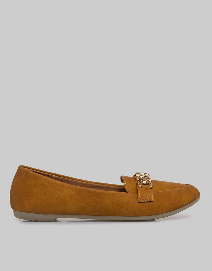 St. Yves Metal Chains Sepatu Ballerinas Wanita