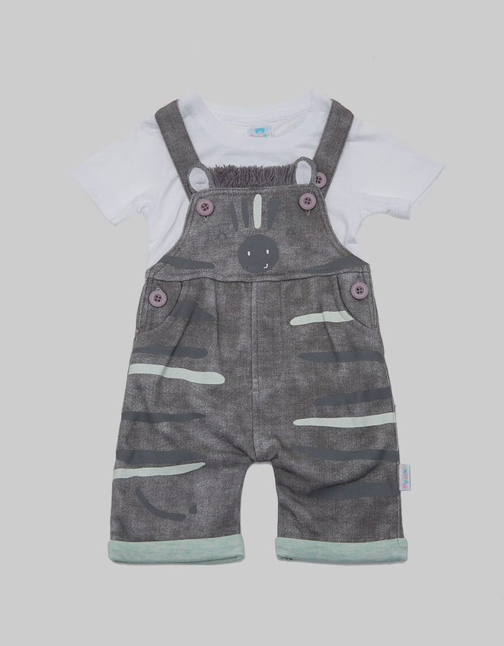 Pipiniko Overall Novelty Zebra