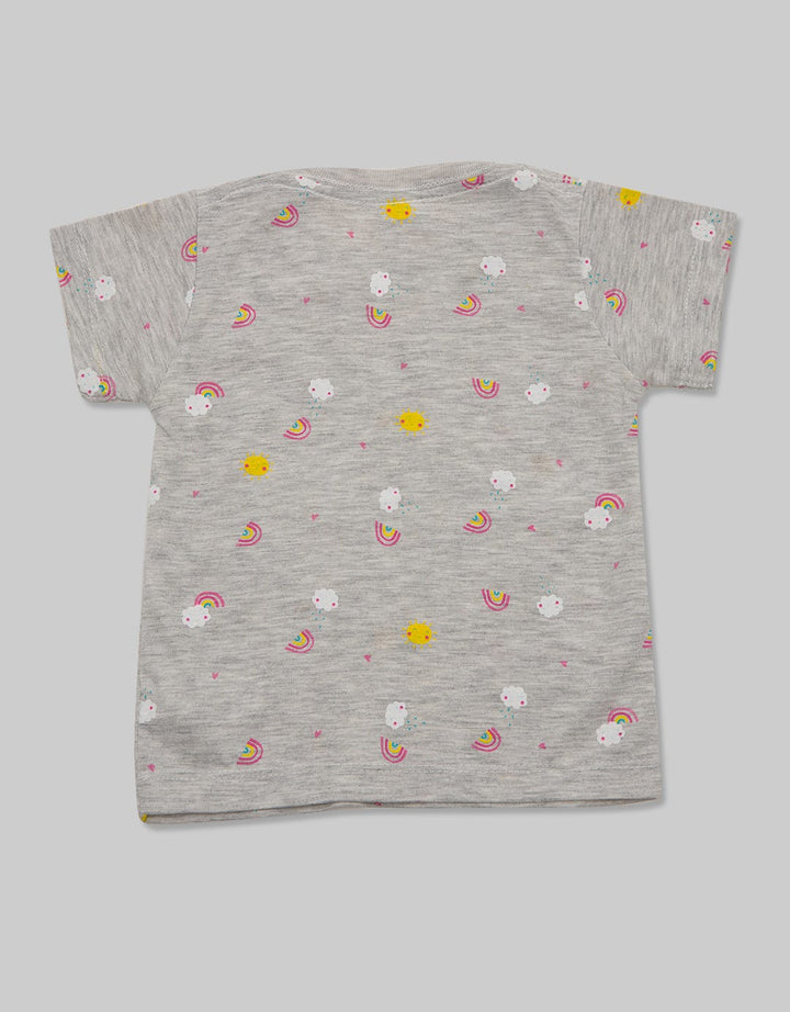 Pipiniko Sunshine Print Kaos Anak Perempuan