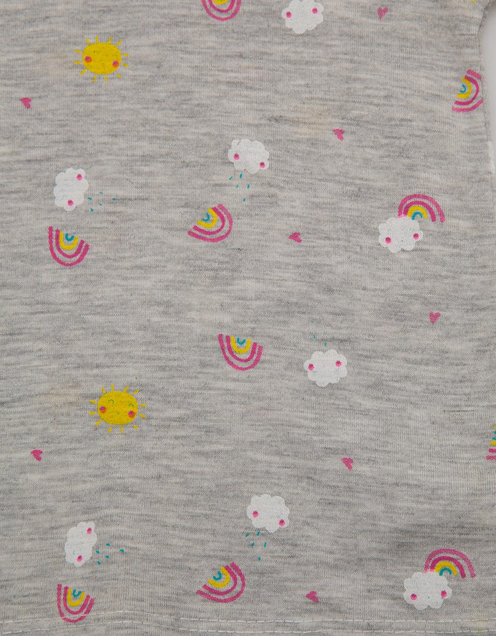 Pipiniko Sunshine Print Kaos Anak Perempuan