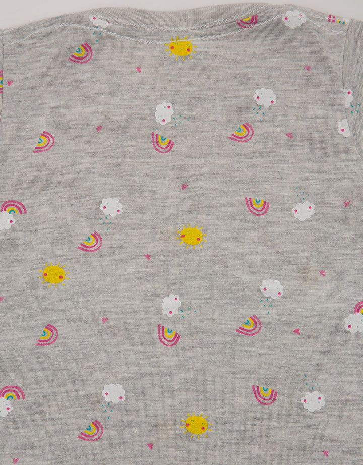 Pipiniko Sunshine Print Kaos Anak Perempuan