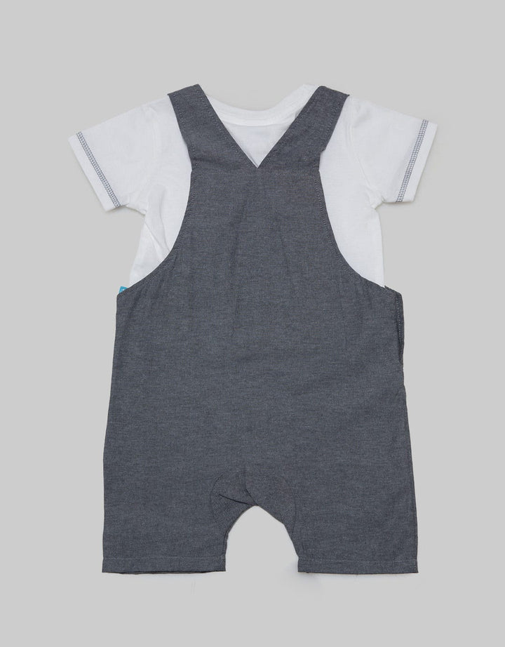 Pipiniko Woven Gajah Overall Anak Laki-laki