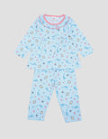Pipiniko Kerah Full Print Seaworld Piyama Bayi