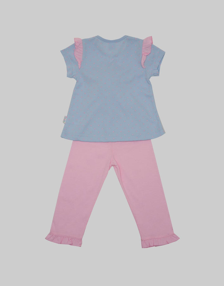 Pipiniko Puff Unicorn Set Pakaian Anak Perempuan