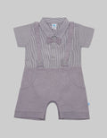 Pipiniko Romper Formal Grey
