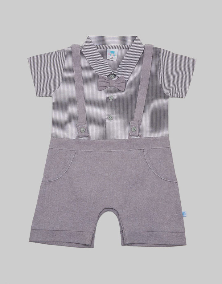 Pipiniko Romper Formal Grey