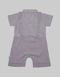 Pipiniko Romper Formal Grey