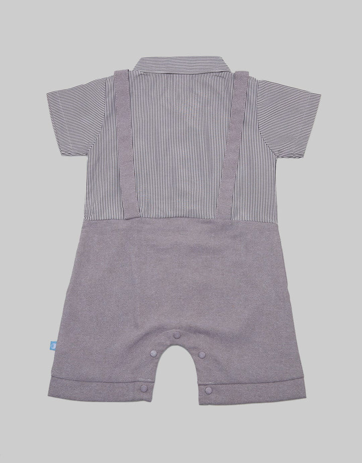 Pipiniko Romper Formal Grey