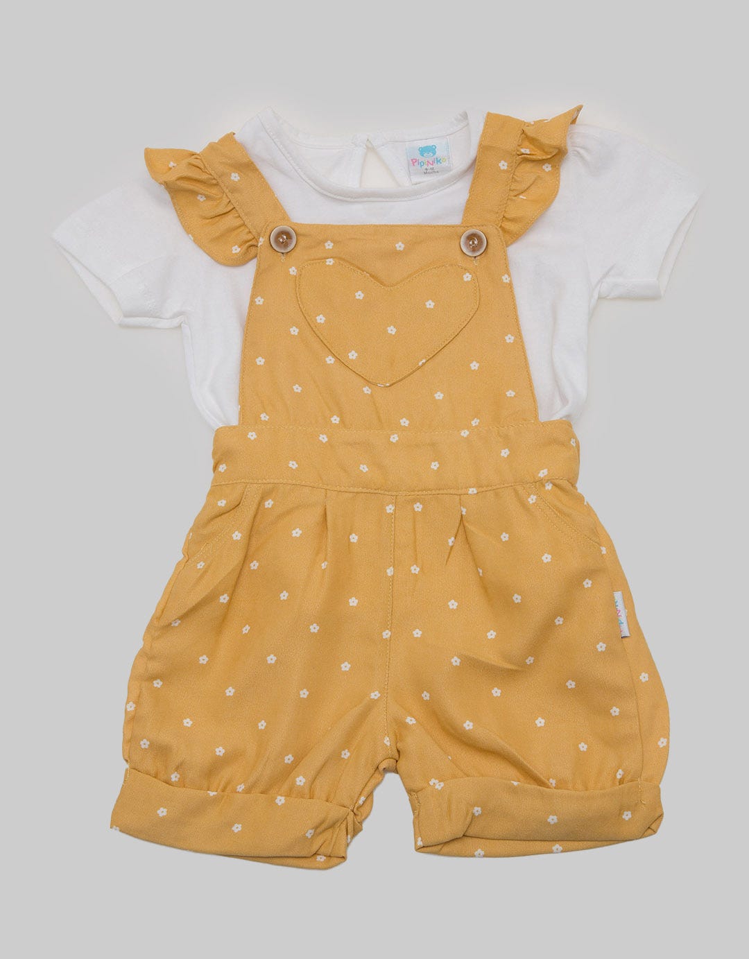 Pipiniko Overall Short Flower Cord